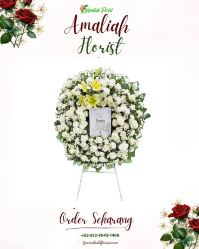 Krans Bunga Duka Cita di Cukil